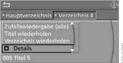 Die Informationen werden f&uuml;r den aktuellen Titel angezeigt.