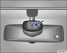 Abb. 54 Sensitive Fläche des Regensensors.